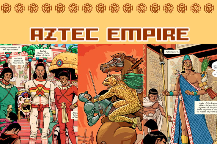 Aztec Empire ¿conocías este cómic sobre la cultura mexica?