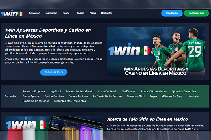 1Win review: apuestas deportivas seguras en México