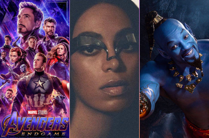 Los mejores videos Avengers, Aladdin, Solange y más