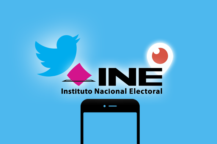 INE transmitirá debates presidenciales en Periscope