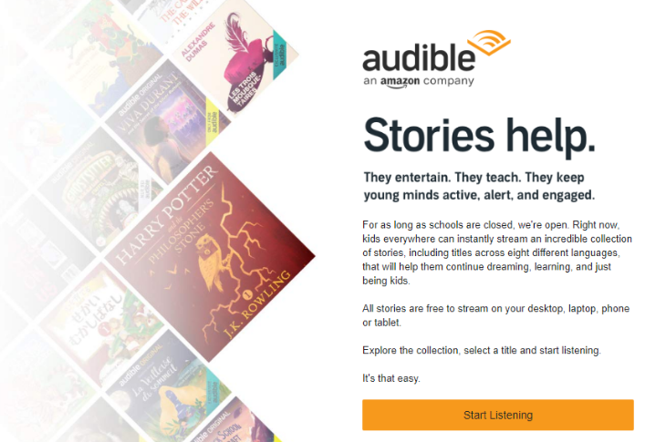 Amazon Audible Stories 159 audiolibros GRATIS en Español