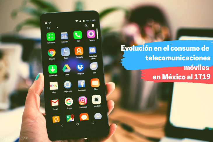 Evolución en el consumo de telecom móviles en México