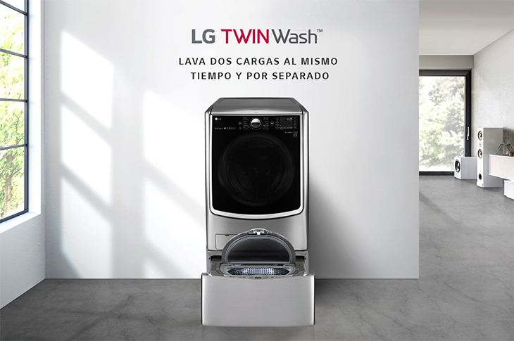 LG TWINWash el revolucionario sistema de lavado inteligente