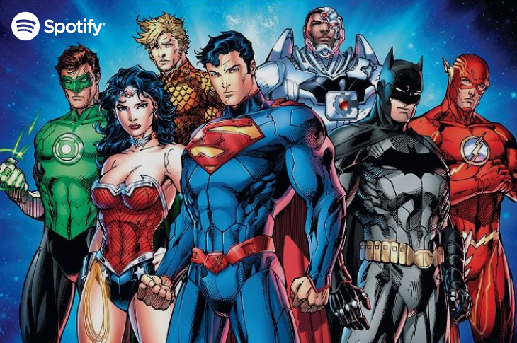 Spotify traerá a los superhéroes de DC Comics en podcasts exclusivos