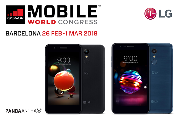 Lanzamientos MWC 2018 LG deslumbra con sus smartphones K8 y K10