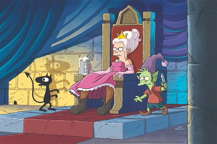 Matt Groening estrenará su nueva serie Disenchantment en Netflix