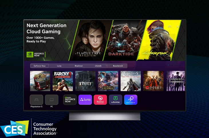 LG en CES 2023 televisores gamers con servicios de juego en la nube