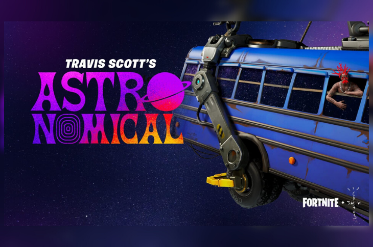 Fortnite y Travis Scott presentan el evento Astronomical