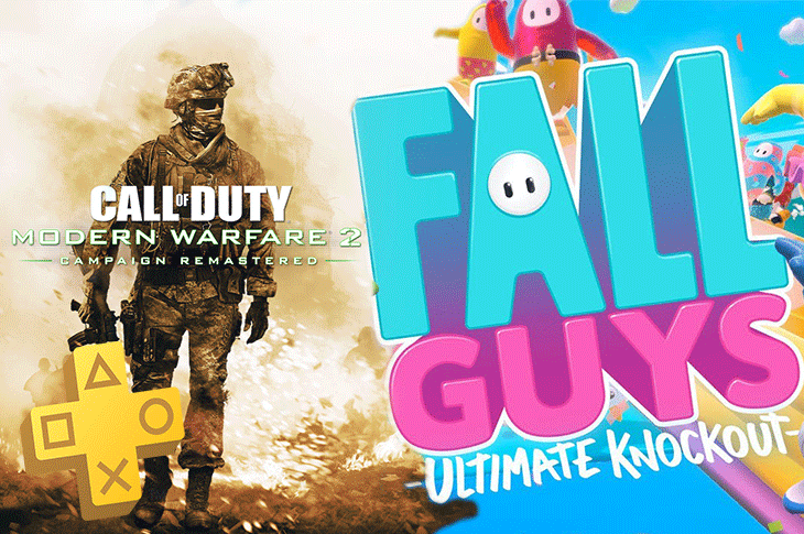 Juegos gratis de PS Plus en Agosto 2020 Call of Duty MW 2, Fall Guys Ultimate Knockout