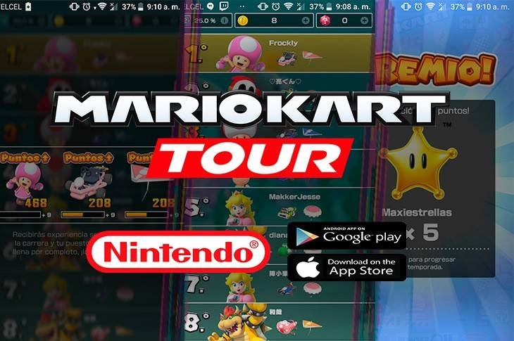 Mario Kart Tour disponible para Android e iOS sin costo