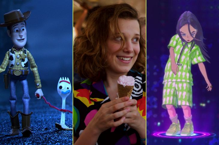Los mejores videos Toy Story 4, Stranger Things, Billie Eilish y más