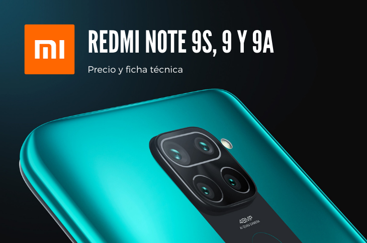 Xiaomi Redmi Note 9S, Redmi 9 y 9A llegan a AT&T México (precio y ficha técnica)