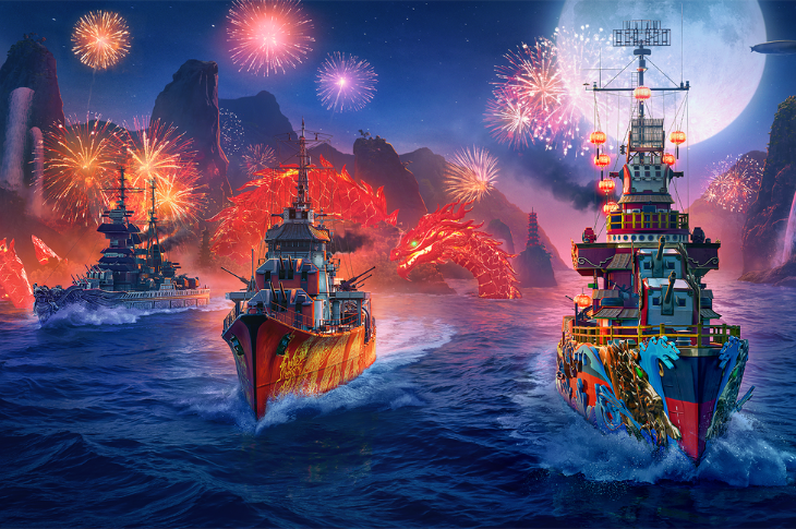 El Año Nuevo Lunar atraca en World of Warships