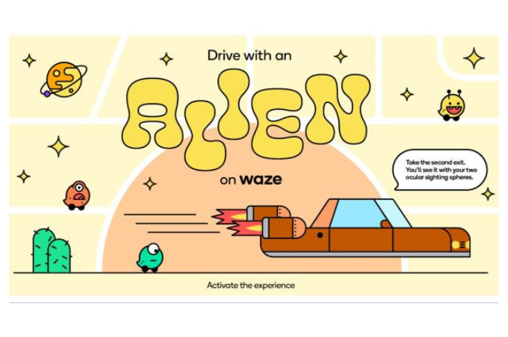 Disfruta un viaje fuera de este mundo con Waze