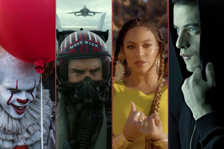 Los mejores videos IT 2, Top Gun, Beyoncé, Mr. Robot