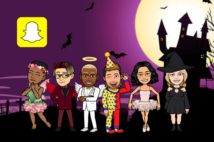 Novedades de Halloween en Snapchat Disfraces para Bitmoji, filtros temáticos y más