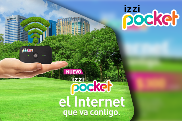 izzi Pocket conoce el Internet totalmente inalámbrico de izzi 