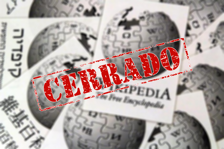 Wikipedia protesta con bloqueo por reforma a ley de derechos de autor
