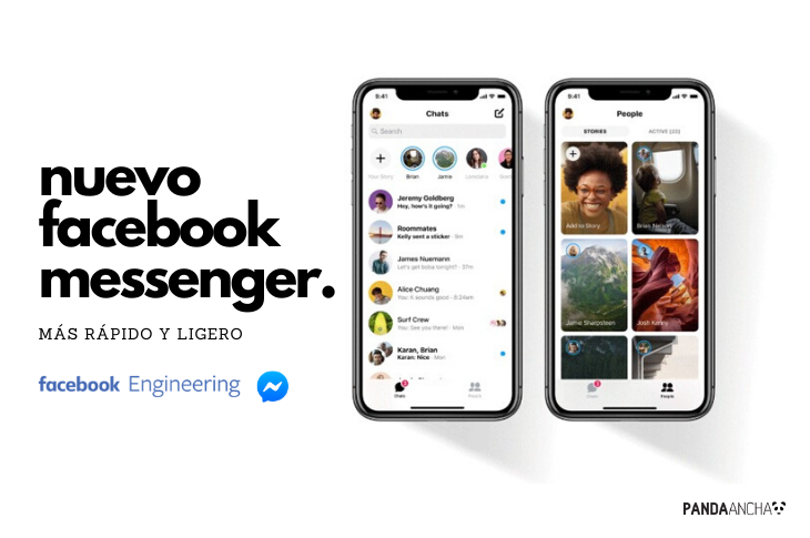 Nuevo diseño de Facebook Messenger en iOS es más rápido y ligero