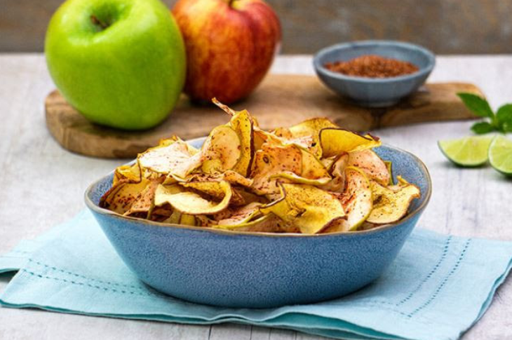 Chips de manzana, el snack healthy para disfrutar del mundial