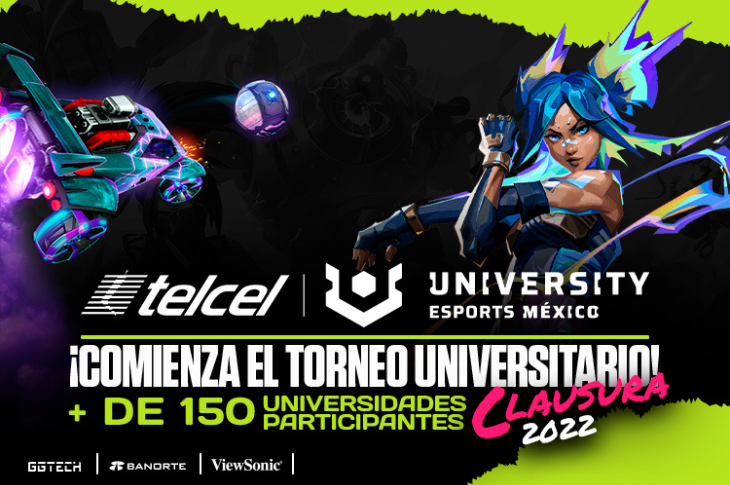 GGTech anuncia Telcel UNIVERSITY Esports México Clausura 2022