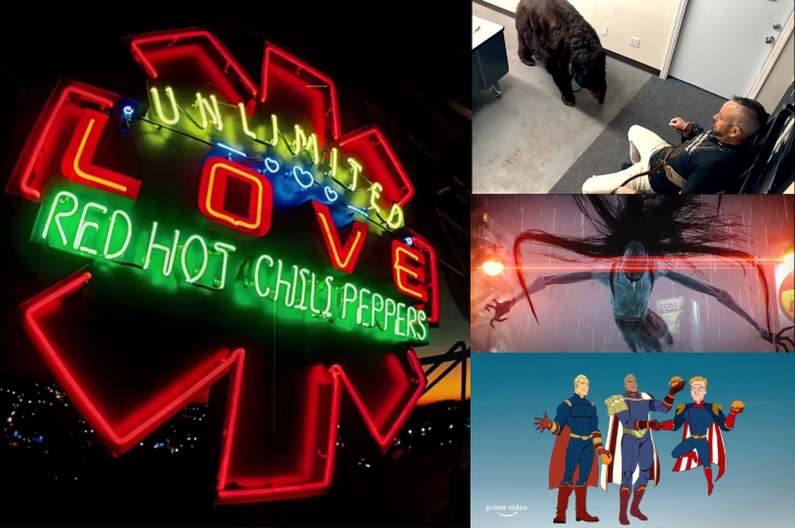 Mejores videos: Red Hot Chili Peppers, Jackass Forever, Ghostwire: Tokyo y más