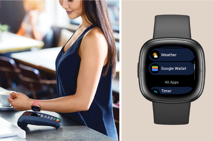 Google Wallet y Google Maps en los relojes de Fitbit
