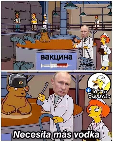 Memes de la vacuna rusa contra el coronavirus
