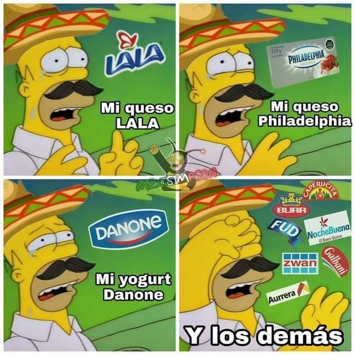 Memes del queso Philadephia