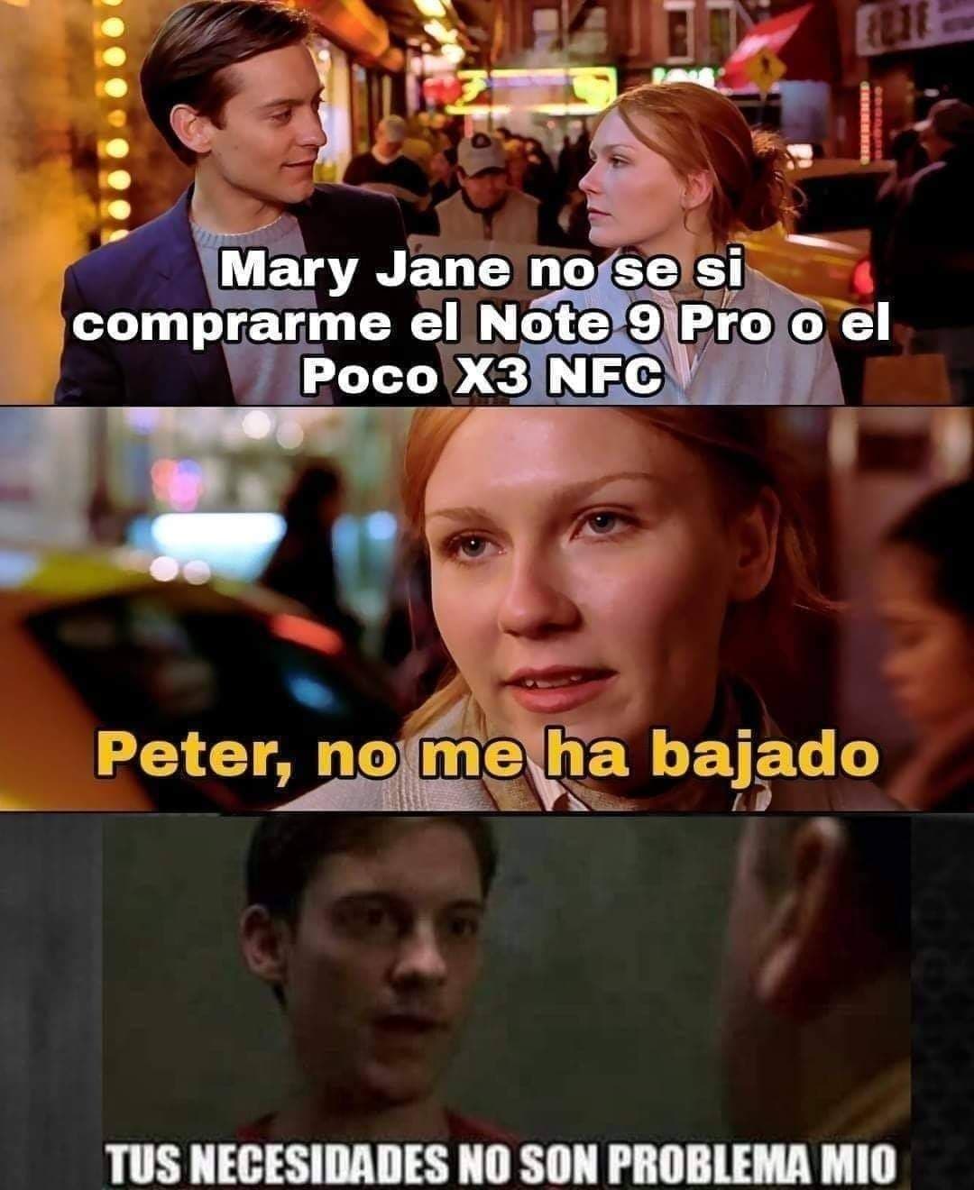 Memes de Peter y Mary Jane