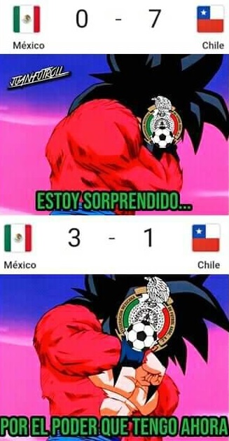 Memes del México vs Chile