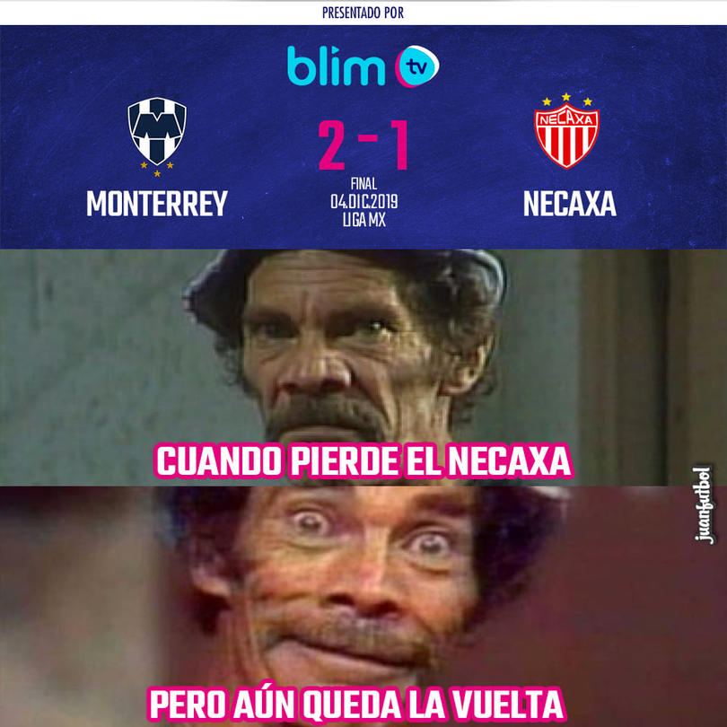 Memes de la Semifinal de ida Monterrey vs Necaxa