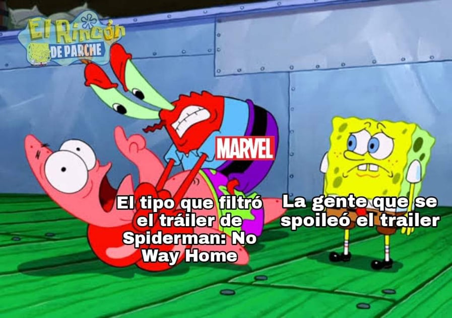 Memes del tráiler filtrado de Spider-Man