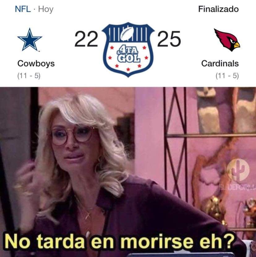 Memes de la Semana 17 de la NFL