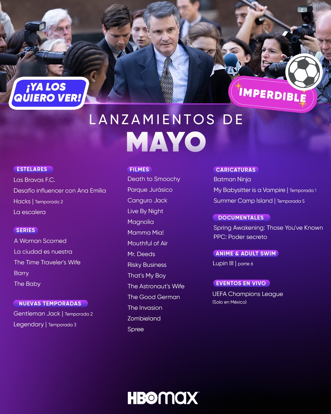 HBO Max: estrenos para mayo de 2022 en México