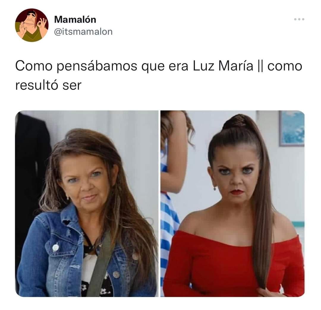 Memes de Luz María cancelada