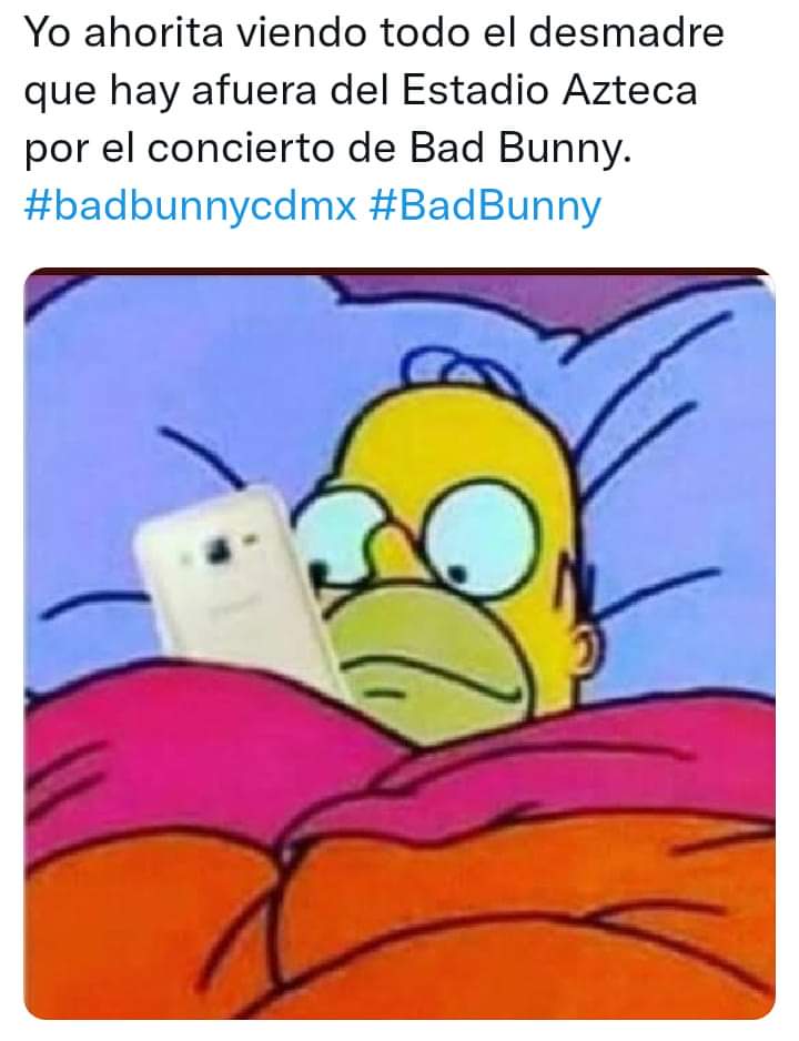 Memes de Ticketmaster y Bad Bunny