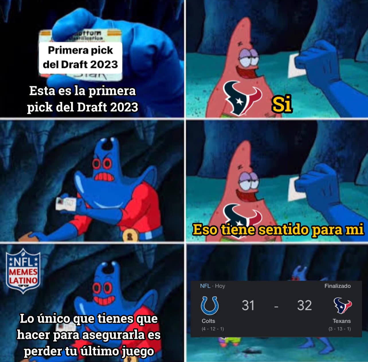 Memes de la NFL, Semana 18