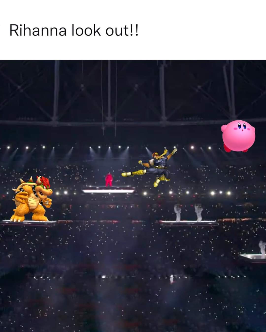 Memes de Rihanna en el Super Bowl LVII
