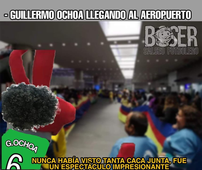 Memes de la llegada de Ochoa a México