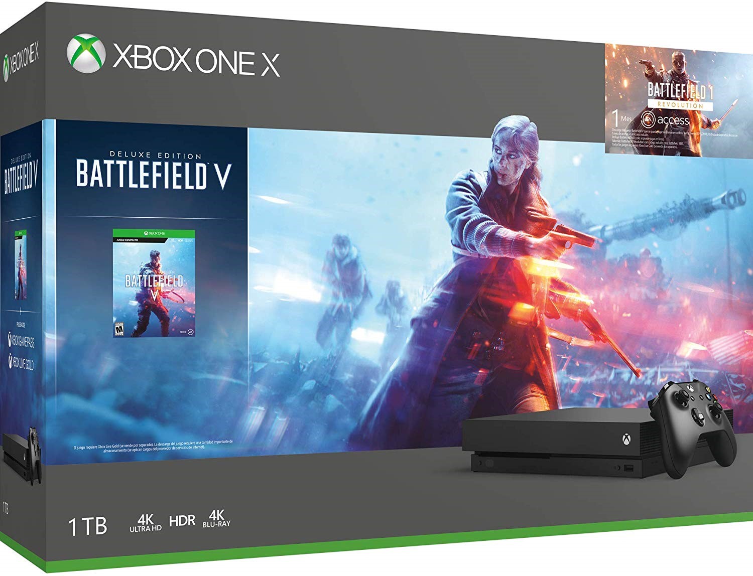 Xbox One X, 1TB + Battlefield V