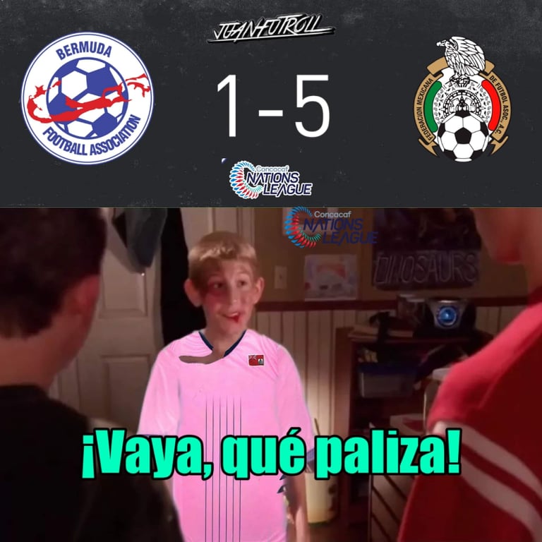 Memes de México vs Bermudas