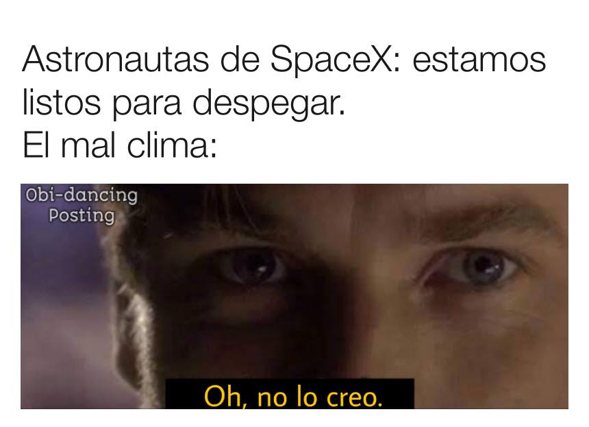 Memes del lanzamiento de Space X