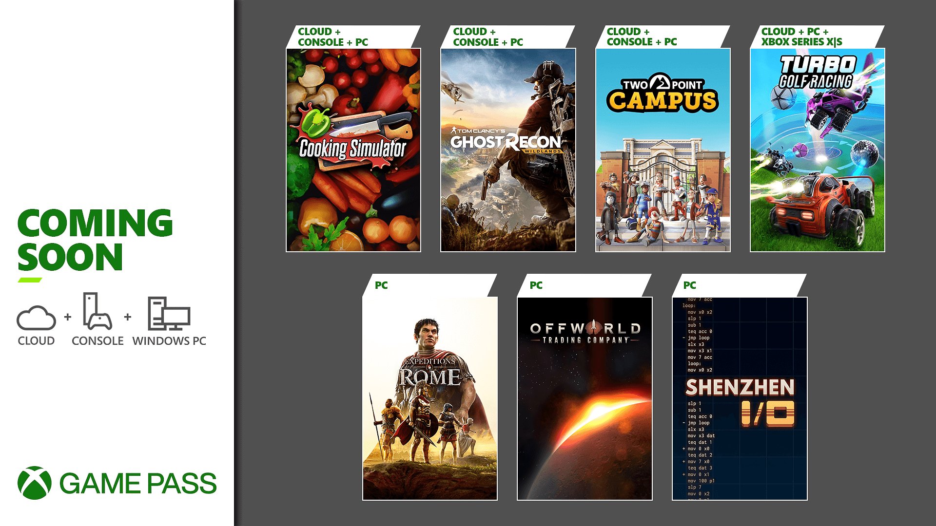 Ghost Recon Wildlands, Two Point Campus y más juegos que llegan a Xbox Game Pass en agosto