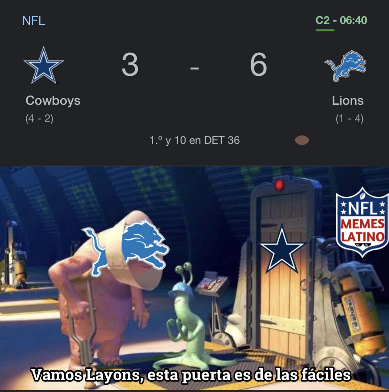 Memes de la Semana 7 de la NFL