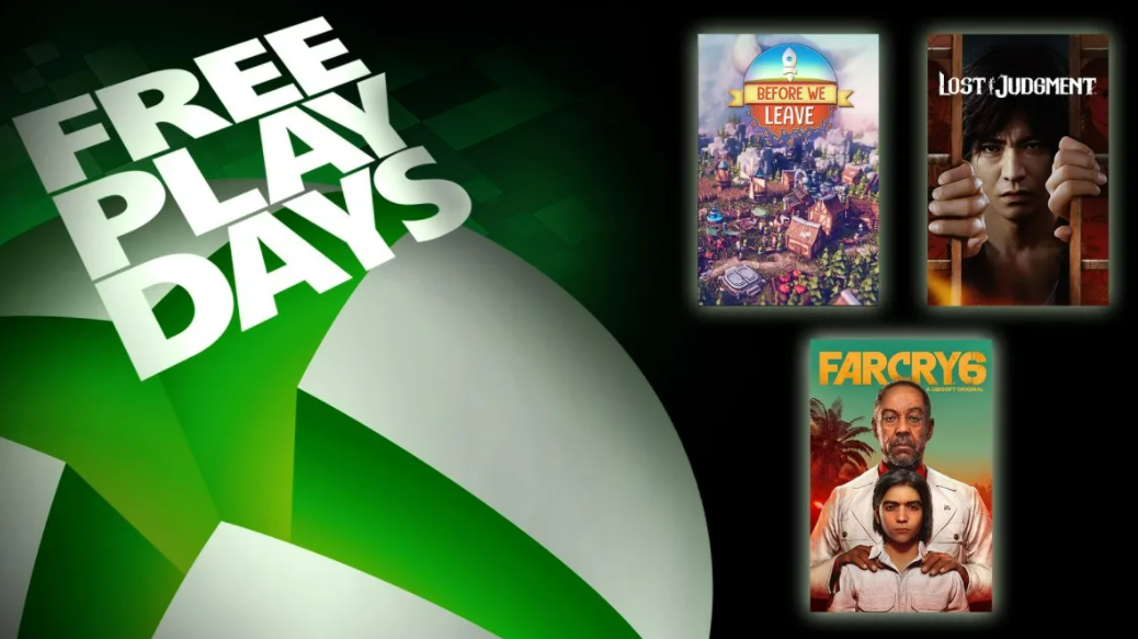 Días de Juego Gratis en Xbox: Lost Judgment, Far Cry 6 y Before We Leave
