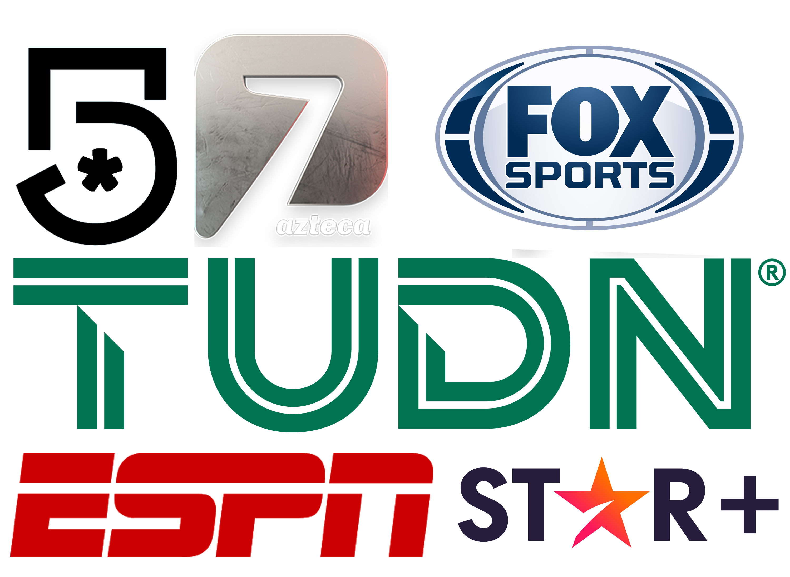 Fox Sports | Azteca 7 | Canal 5 | ESPN 3