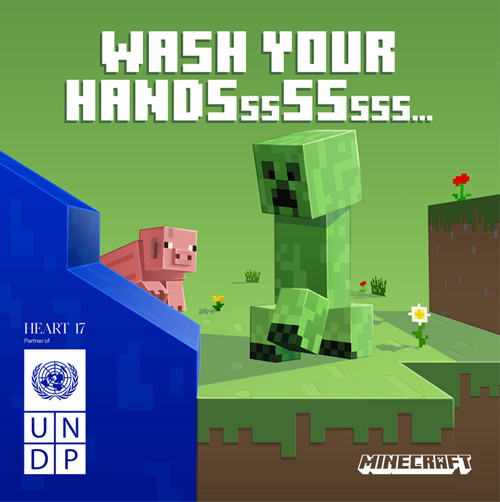 Minecraft y ONU unen fuerzas para campaña sobre Coronavirus