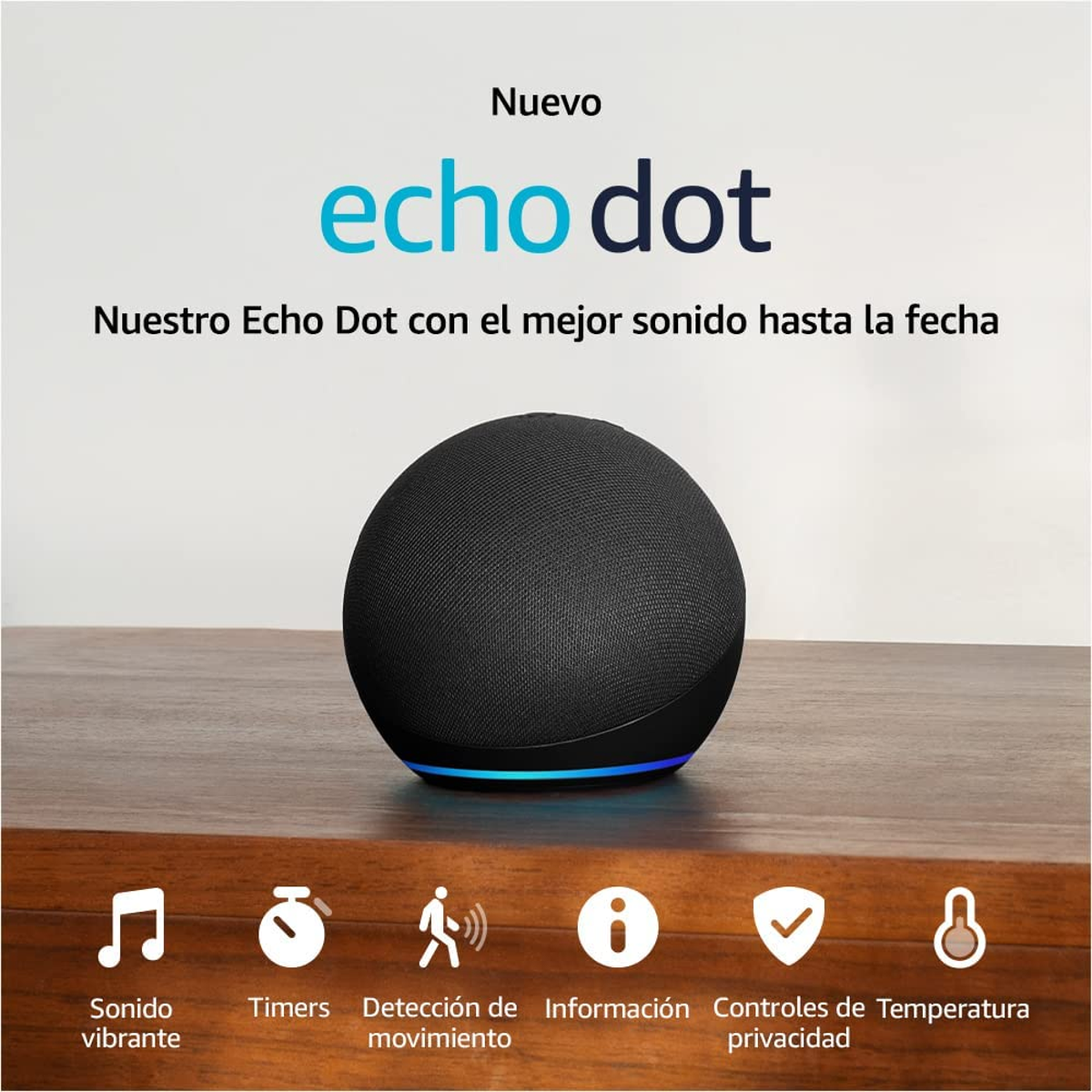 Echo Dot y Echo Dot con reloj: las más potentes de la familia Echo