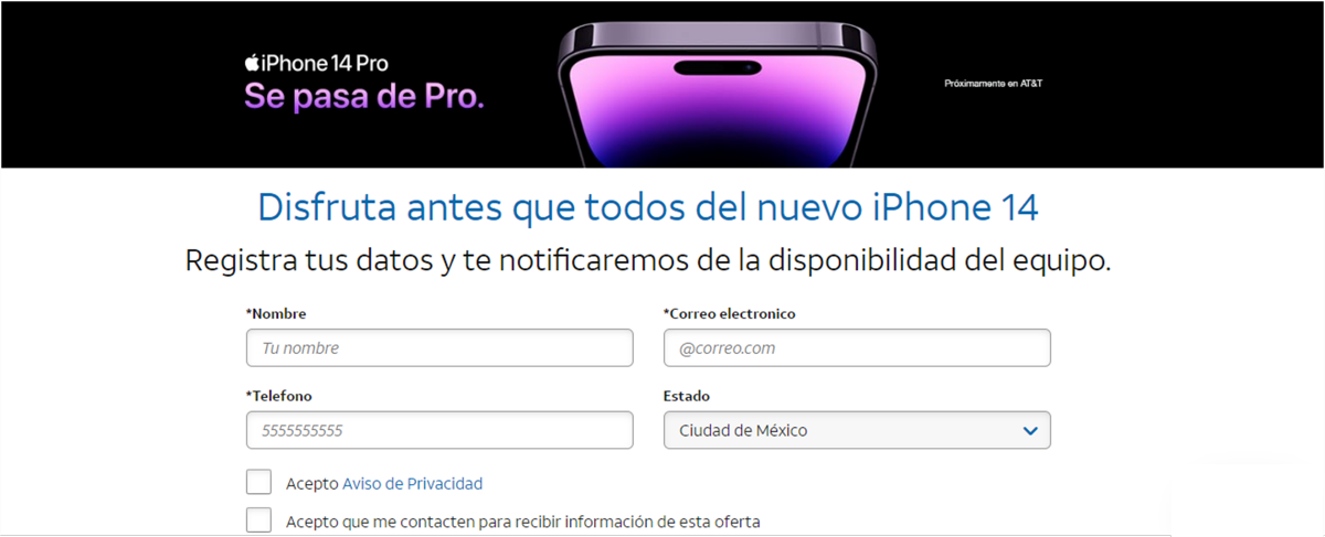 iPhone 14 Pro y iPhone 14 Pro: disponibilidad Imagen  Los